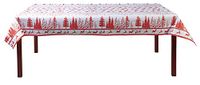 PRONAPPE Tafelkleden op rol – Damastpapier – 25 m x 1,18 m – Kerst rood