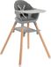 Kikkaboo Kinderstoel 2 in 1 Woody Grijs