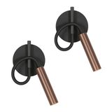 Comely Wandlamp voor binnen, 2 stuks, nachtkastje, wandlamp, 4 W, leeslamp, led-spot voor slaapkamer, woonkamer, kantoor, 3000 K, warm wit