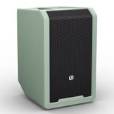 LD Systems ANNY 8 enceinte Bluetooth portable avec batterie et mixeur, Adventure Green