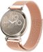 By Qubix Qubix Milanese Bandje Champagne Goud voor Garmin Lily 2