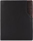 Bugatti Corso DeLuxe Portemonnee RFID-bescherming Leer 10 cm - Mannen - Horizontaal - Zwart