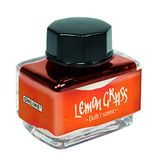ONLINE Geurinkt citroengras, inktglas oranje 15 ml, kleurrijke vulinkt voor kalligrafie, handlettering, schrijfinkt, inktvat voor converter, zintuiginkt op waterbasis
