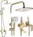 REA Storm Regendouche Goud 136cm