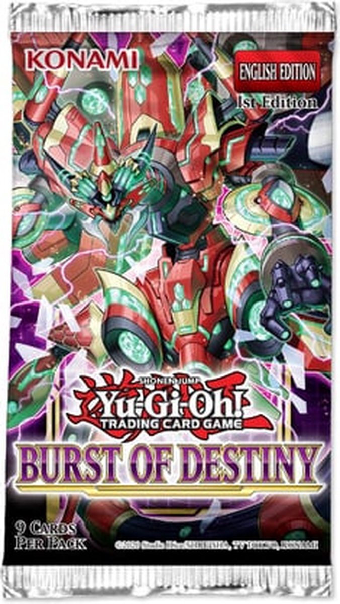 Trading Card Game TCG Yu-Gi-Oh! Burst of Destiny Booster Pack
