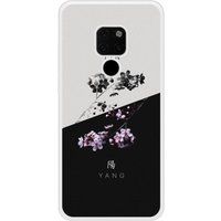Huawei Bedrukt siliconen hoesje compatibel met Mate 20 Yin et Yang