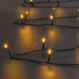 Feeric lights & Christmas 2x Kerstverlichting - Warm Wit - 20m - 200 LEDs - Zwart Snoer - Solar