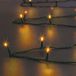 Feeric lights & Christmas 2x Kerstverlichting - Warm Wit - 20m - 200 LEDs - Zwart Snoer - Solar