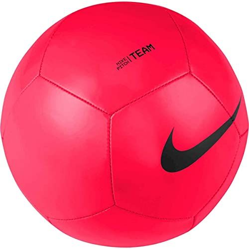 Nike Voetbal Pitch Team Ball, BRIGHT CRIMSON/BLACK, DH9796-635, 3