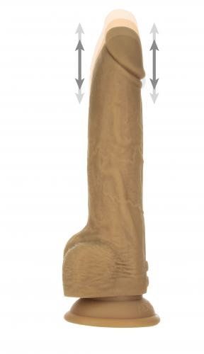 Naked Addiction Realistische Stotende Dildo met Afstandsbediening - 23 cm