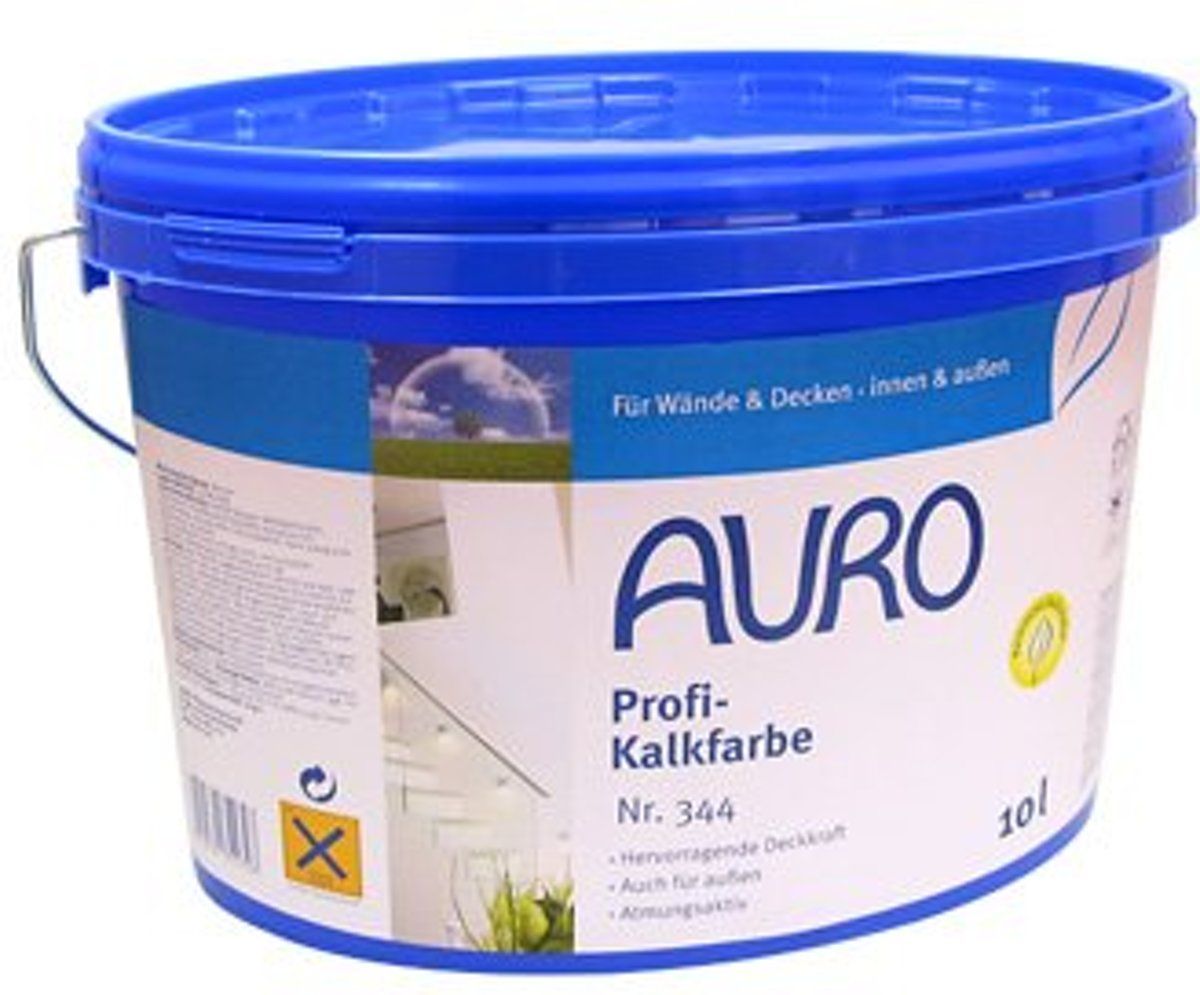 Auro 344 Professionele Kalkverf WIT - 4012561344703