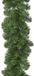 Bellatio decorations Dennenslinger - groen - 270 x 25 cm - PVC - dennen guirlande - 190 tips