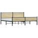 Maison Exclusive - Cadre de lit en métal sans matelas Chêne Sonoma 200x200 cm