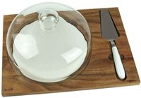 Husla Serie Serveerplank met Stolp
