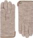 Roeckl Unisex Wol Vingerhandschoenen Maat S Beige Effen