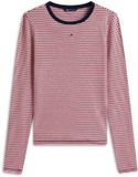 Tommy Jeans Lange Mouwen Shirt Vrouwen Katoenmix Ronde Hals Essential
