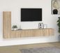 Maison Exclusive - Set de 3 meubles TV, chêne Sonoma, bois composite