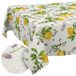 Omgoods – Nappe ronde à motif citron et fleur, 120 cm