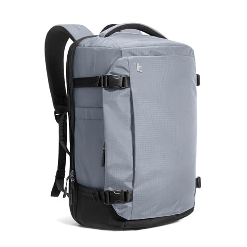 tomtoc 28L Reisrugzak, TSA-vriendelijke Handbagagerugzak, Waterdichte Easyjet Rugzak, Handbagage Vliegtuig, Lichtgewicht Business Laptop Rugzak Mannen Vrouwen voor 16 Inch, Weekender Dagrugzak