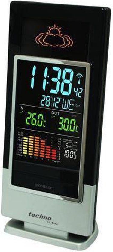 Technoline WS 6502 Weerstation - Thermometer / Voorspelling Radiogestuurde Klok