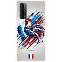 Huawei Bedrukt siliconen hoesje compatibel met Huawei P Smart 2021 Coq francais