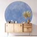 Autocollant Mural Rond - Couleur Tendance - Diamètre 60 cm - Adhésif Mat