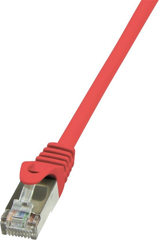LogiLink 7.5m Cat.5e F/UTP RJ45 netwerkkabel Rood