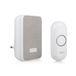 Byron DBY-22322 Draadloze deurbelset - Wit/Grijs - 150m Bereik - 16 Melodieën - IP44