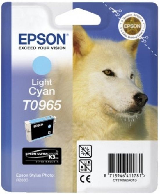 Epson T0965 - Inktcartridge / Licht Cyaan