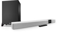 Teufel CINEBAR 22 Power Edition – 5.1-kanaals Dolby Atmos-soundbar met draadloze, krachtige subwoofer, 8 luidsprekers, thuisbioscoopsysteem, HDMI 3D ARC CEC, 4K-doorvoer, touchscreen – zwart
