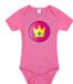 Bellatio Decorations Baby rompertje - prinses Peach - roze - kraam cadeau - babyshower - romper 80