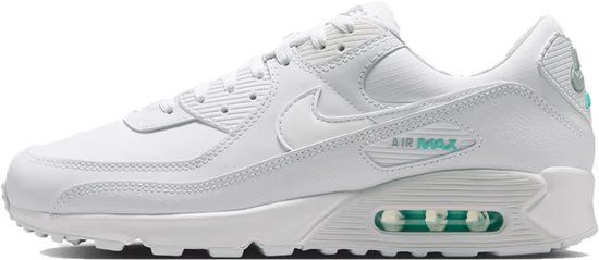Nike Air Max 90 'White Hyper Turquoise' maat 42.5.