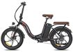 Vélo électrique F20+ Pro - Pliable - Moteur 250W - Batterie lithium-ion amovible 36V-25Ah - Pneus 50,8 x 7,6 cm - Autonomie de plus de 60 km - Noir