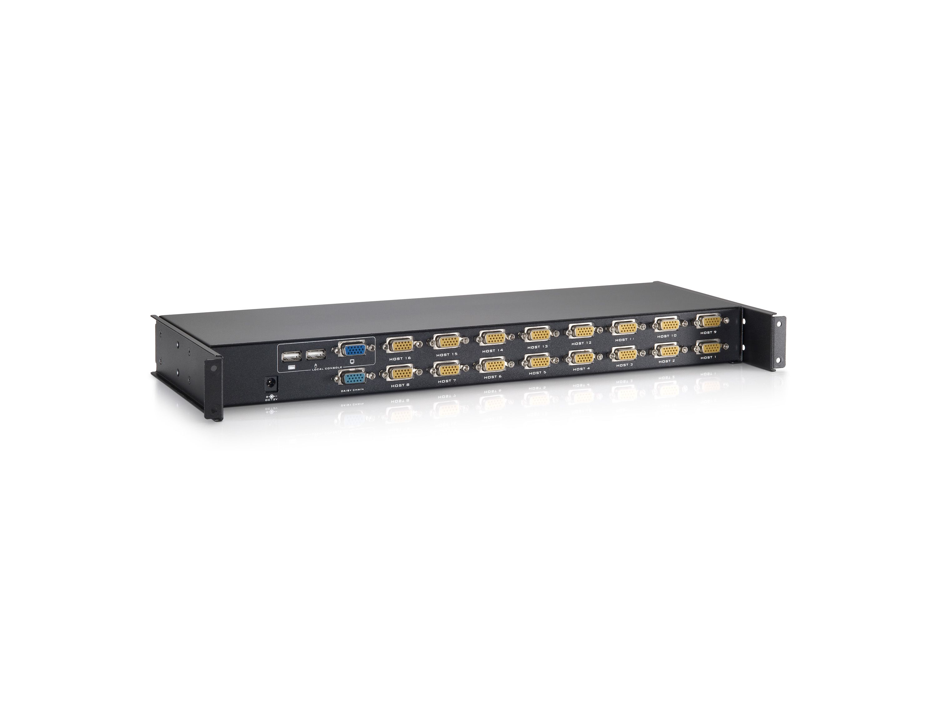 LevelOne KCM-1632 KVM-switch Zwart