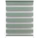 LICHTBLICK Duo-rolgordijn Klemmfix, sans perçage, tendu, opaque, Vert clair, 80 x 150 cm