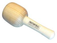 Faithfull faicm90hd 90 mm voor zware carvers Mallet - bruin