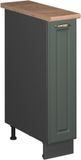 Vicco Apotheekkast Fame-Line, Groen-Goud Landhuis/Antraciet, 20 cm, WB Eik