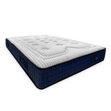 Duérmete Online Madeira Pocketveringmatras + visco-elastische matras met 7 ligzones, onafhankelijkheid, gemiddelde hardheid, viscose, 90 x 180 cm
