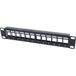 Panneau de brassage 10'' pour keystones - 12 ports