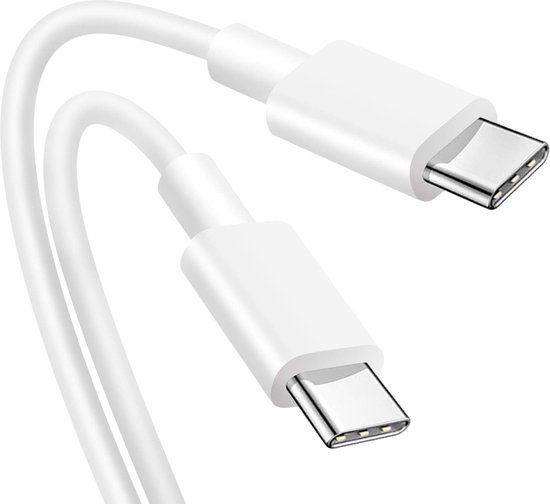 DLH USB-C CABLE TO USB-C 1M 3.25A WHITE