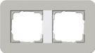 Gira E3 Afdekraam schakelmateriaal - 0212412 - E2PCP - Grijs