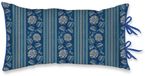 Pip Studio Rosa Rani Cushion Sierkussen - 35 x 60 cm - Donkerblauw