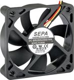 SEPA PLB60B12FSE33A Axiaalventilator 12 V/DC 27.6 m³/h (l x b x h) 60 x 60 x 15 mm