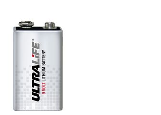 ULTRALIFE U9VL-J-P 9V Lithium Batterij - 1200mAh