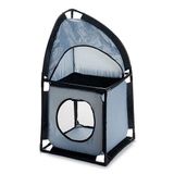 Well Home Hoektoren voor katten, 69 x 35,5 x 35,5 cm, van metaal en polyester, grijs