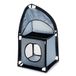 Well Home Hoektoren voor katten, 69 x 35,5 x 35,5 cm, van metaal en polyester, grijs