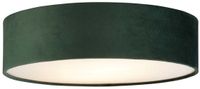 Searchlight Plafondlamp woonkamer lamp slaapkamer licht E27 fluweel groen wit rond keuken