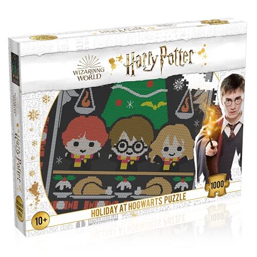 Winning Moves – Puzzel Harry Potter Vakantie A Hogwarts 1000 stukjes – Franse versie