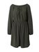 VERO MODA Jurk 'ALVA' donkergroen