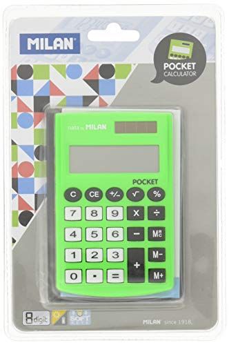 MILAN Kalkulator kieszonkowy touch z satynowa matowa powloka w dotyku jak gumka na blistrze